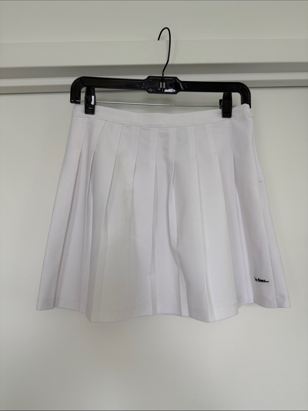 iets frans - white pleated tennis skirt - small